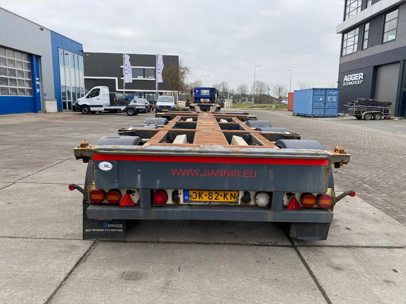 Pacton TXC 343 Multi / 3x Extendable / 1x Lift Axle - Semi-reboque transportador de contêineres/ Caixa móvel: foto 2 Pacton TXC 343 Multi / 3x Extendable / 1x Lift Axle - Semi-reboque transportador de contêineres/ Caixa móvel: foto 2