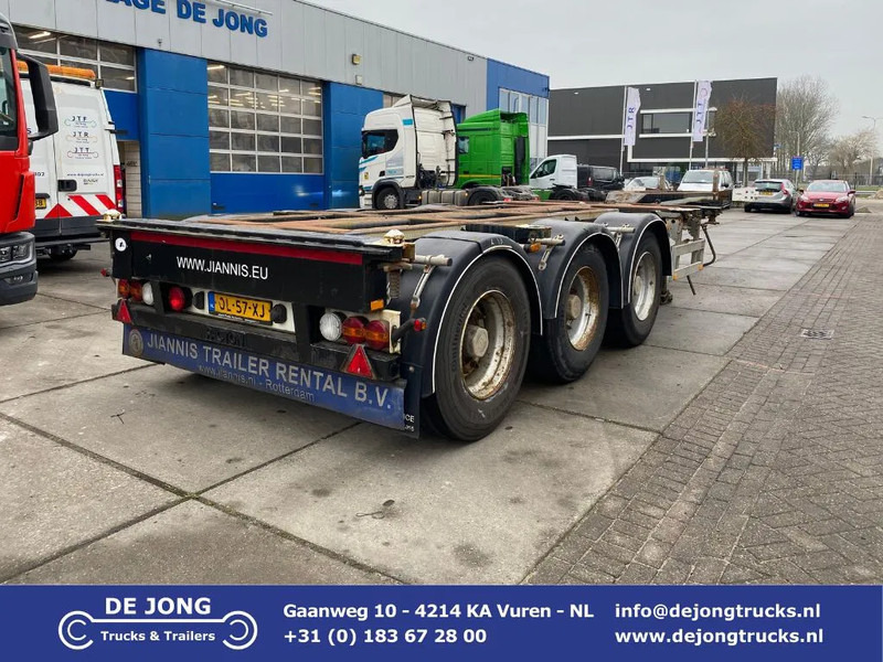Pacton TXC 343 Multi / 3x Extendable / 1x Lift Axle - Semi-reboque transportador de contêineres/ Caixa móvel: foto 1 Pacton TXC 343 Multi / 3x Extendable / 1x Lift Axle - Semi-reboque transportador de contêineres/ Caixa móvel: foto 1