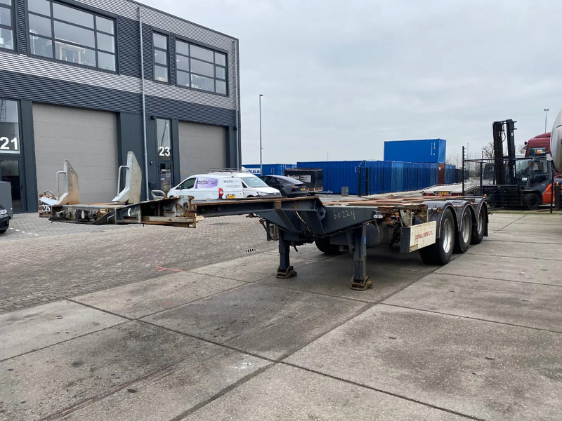 Pacton TXC 343 Multi / 3x Extendable / 1x Lift Axle - Semi-reboque transportador de contêineres/ Caixa móvel: foto 3 Pacton TXC 343 Multi / 3x Extendable / 1x Lift Axle - Semi-reboque transportador de contêineres/ Caixa móvel: foto 3