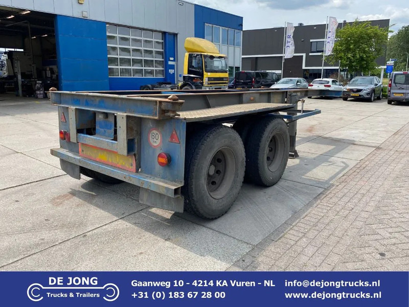 Van Hool 20FT Chassis / Steel Suspension / Double Air - Semi-reboque transportador de contêineres/ Caixa móvel: foto 1 Van Hool 20FT Chassis / Steel Suspension / Double Air - Semi-reboque transportador de contêineres/ Caixa móvel: foto 1