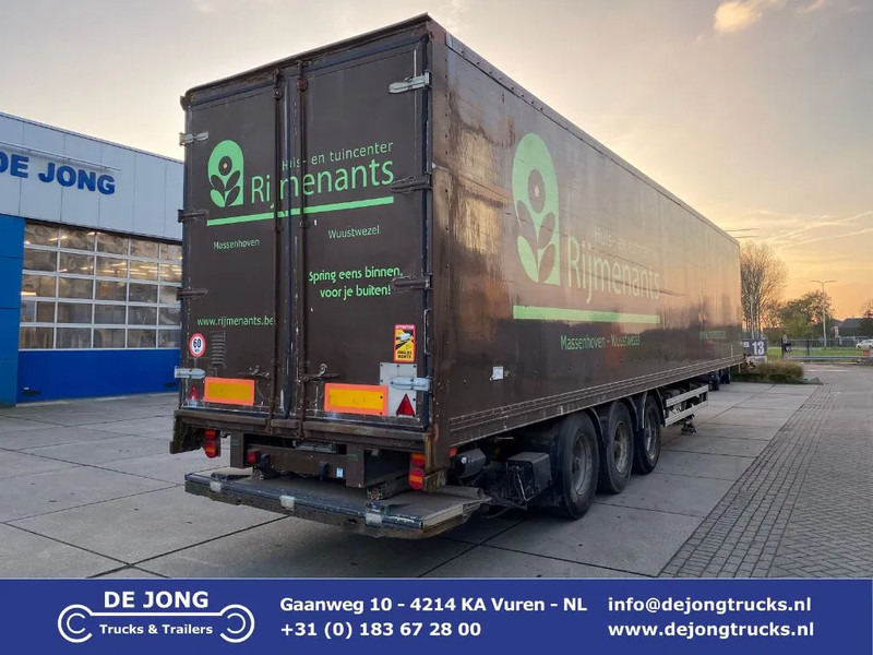 Van Hool Closed box / Laadklep / D-hollandia / Hard-Wood Floor / 1x Lift Axle - Semi-reboque furgão: foto 1 Van Hool Closed box / Laadklep / D-hollandia / Hard-Wood Floor / 1x Lift Axle - Semi-reboque furgão: foto 1