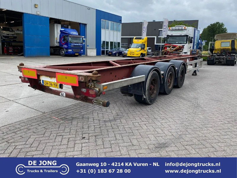 Van Hool Container chassis / 4300 kg / 40 FT / Mega - Semi-reboque transportador de contêineres/ Caixa móvel: foto 1 Van Hool Container chassis / 4300 kg / 40 FT / Mega - Semi-reboque transportador de contêineres/ Caixa móvel: foto 1