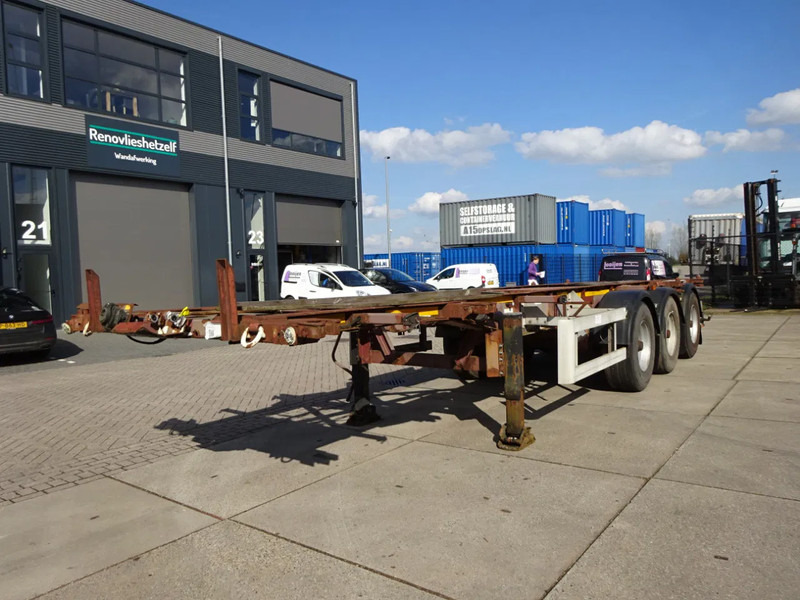 Van Hool Tank Chassis 20 + 30 FT / ADR / BPW + Drum - Semi-reboque transportador de contêineres/ Caixa móvel: foto 4 Van Hool Tank Chassis 20 + 30 FT / ADR / BPW + Drum - Semi-reboque transportador de contêineres/ Caixa móvel: foto 4