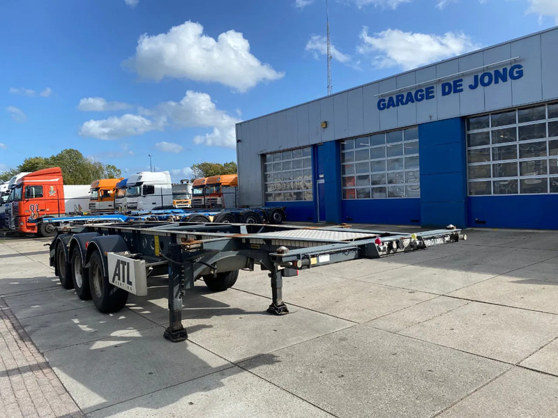 Van Hool Tank chassis / ADR / BPW + DISC / 20-30 FT - Semi-reboque transportador de contêineres/ Caixa móvel: foto 5 Van Hool Tank chassis / ADR / BPW + DISC / 20-30 FT - Semi-reboque transportador de contêineres/ Caixa móvel: foto 5