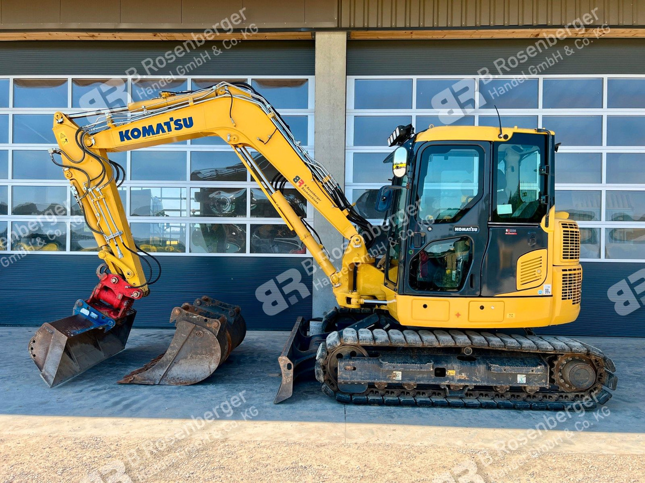 Komatsu PC88MR-10 Bagger 9t / 1835h / BJ2020 / TOP - Mini escavadeira: foto 2 Komatsu PC88MR-10 Bagger 9t / 1835h / BJ2020 / TOP - Mini escavadeira: foto 2