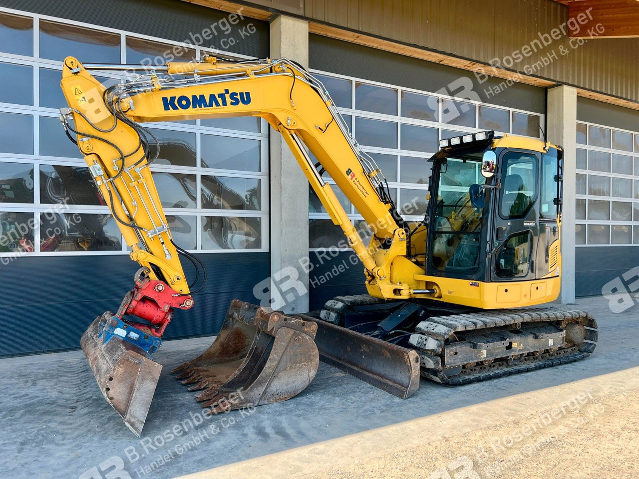 Komatsu PC88MR-10 Bagger 9t / 1835h / BJ2020 / TOP - Mini escavadeira: foto 1 Komatsu PC88MR-10 Bagger 9t / 1835h / BJ2020 / TOP - Mini escavadeira: foto 1