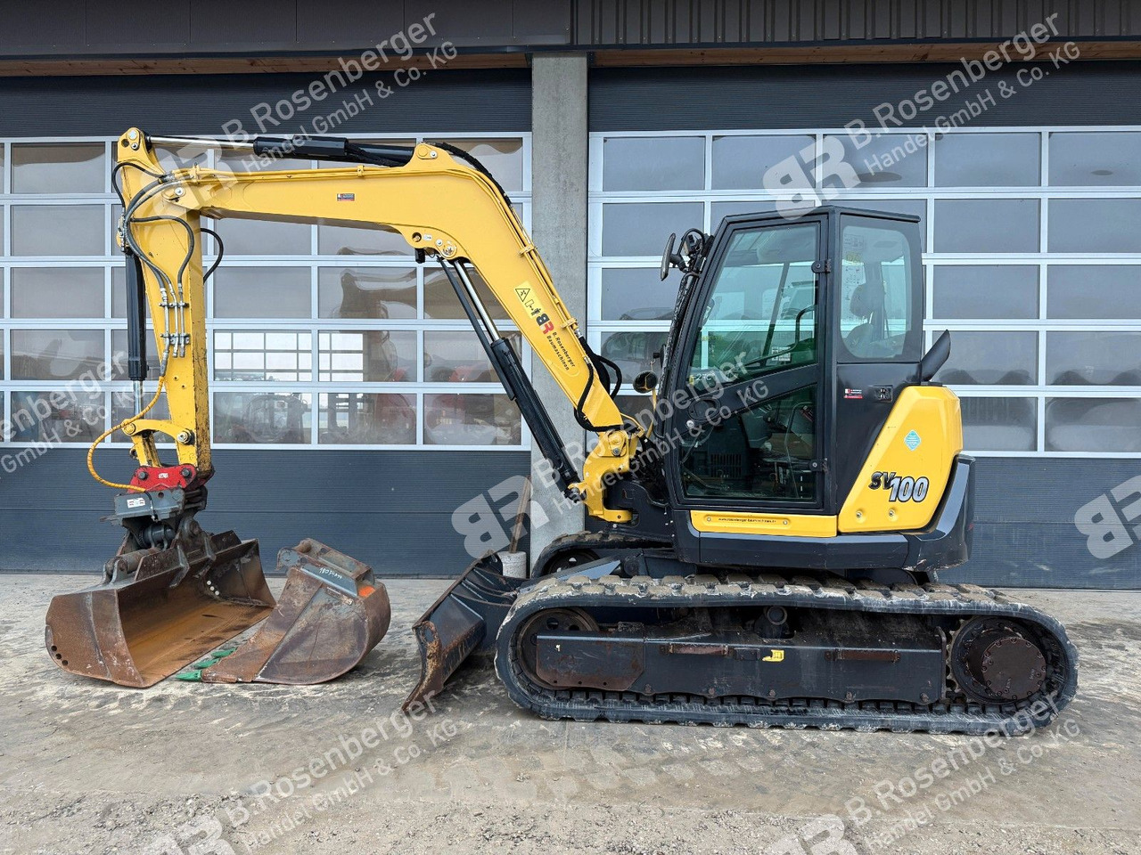 Yanmar SV100-2CR Minibagger / nur 2596h / BJ2018 / TOP - Mini escavadeira: foto 2 Yanmar SV100-2CR Minibagger / nur 2596h / BJ2018 / TOP - Mini escavadeira: foto 2