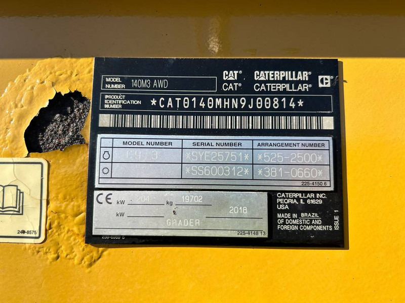Cat 140 M 3 AWD - Motoniveladora: foto 5 Cat 140 M 3 AWD - Motoniveladora: foto 5