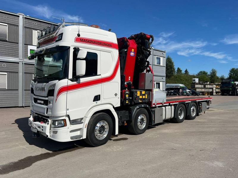 Scania R 590 + HMF 9520 K6 + Jibb + Winch - Camião grua: foto 4 Scania R 590 + HMF 9520 K6 + Jibb + Winch - Camião grua: foto 4