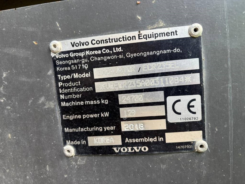Volvo ECR 235 EL - Escavadora de rastos: foto 5 Volvo ECR 235 EL - Escavadora de rastos: foto 5