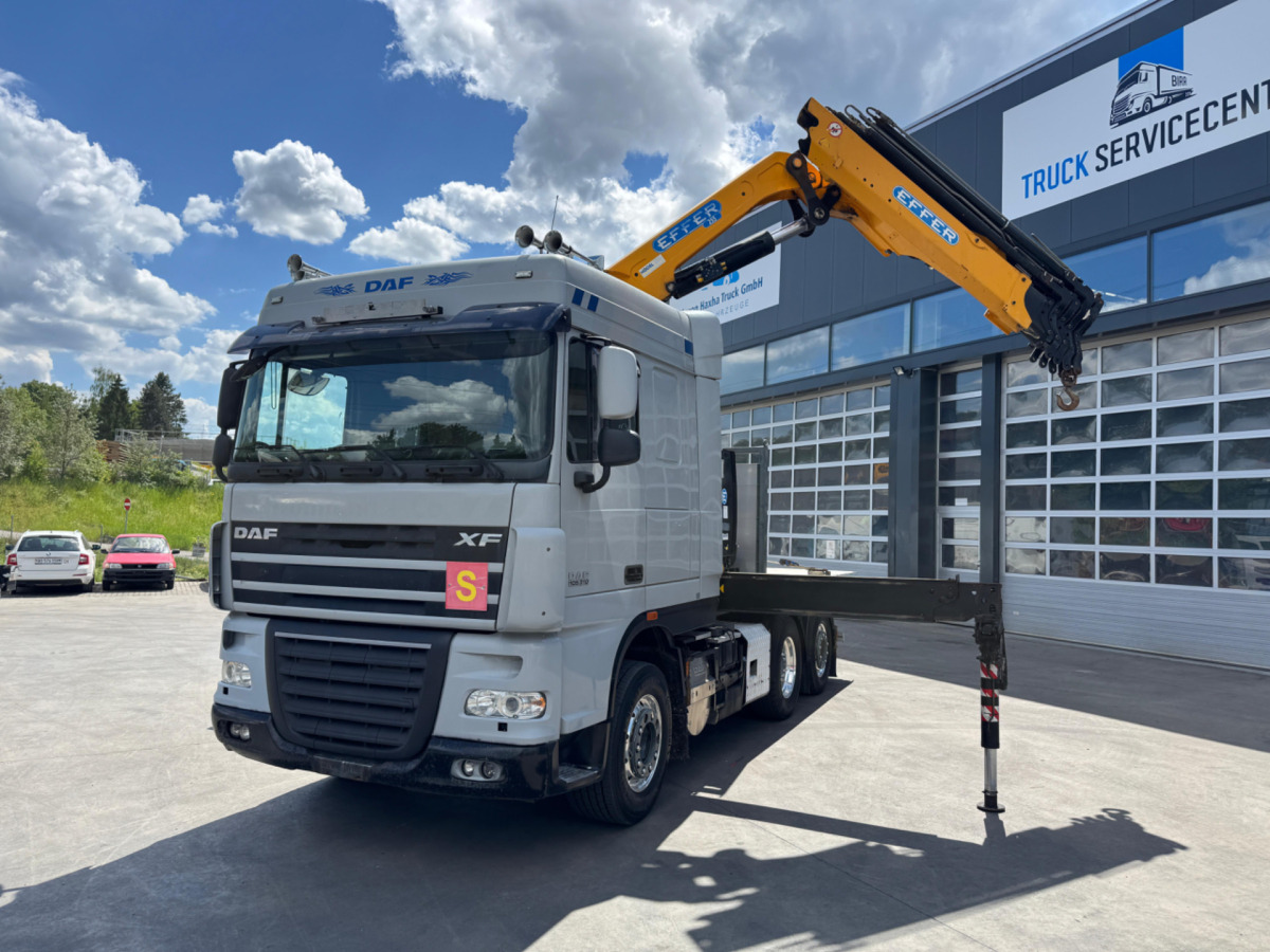 DAF XF510 Effer 255-5 6x2 SZM/Pritsche - Camião grua: foto 1 DAF XF510 Effer 255-5 6x2 SZM/Pritsche - Camião grua: foto 1