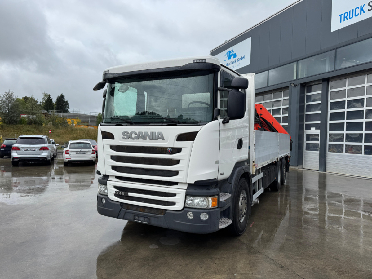 SCANIA G450 6x2 Palfinger 27000-5 - Camião grua: foto 1 SCANIA G450 6x2 Palfinger 27000-5 - Camião grua: foto 1