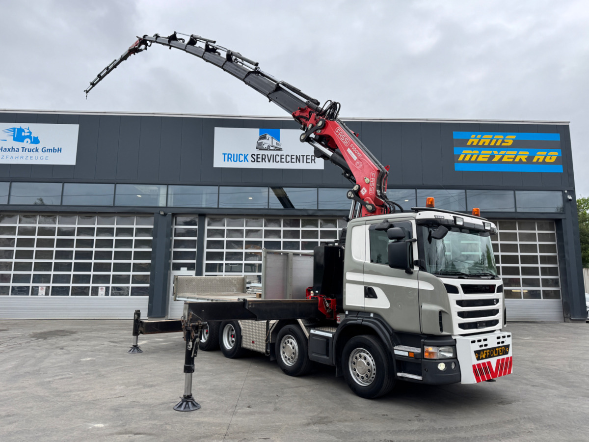SCANIA G480 8x4 SZM/Pritsche Fassi 950 - Camião grua: foto 3 SCANIA G480 8x4 SZM/Pritsche Fassi 950 - Camião grua: foto 3