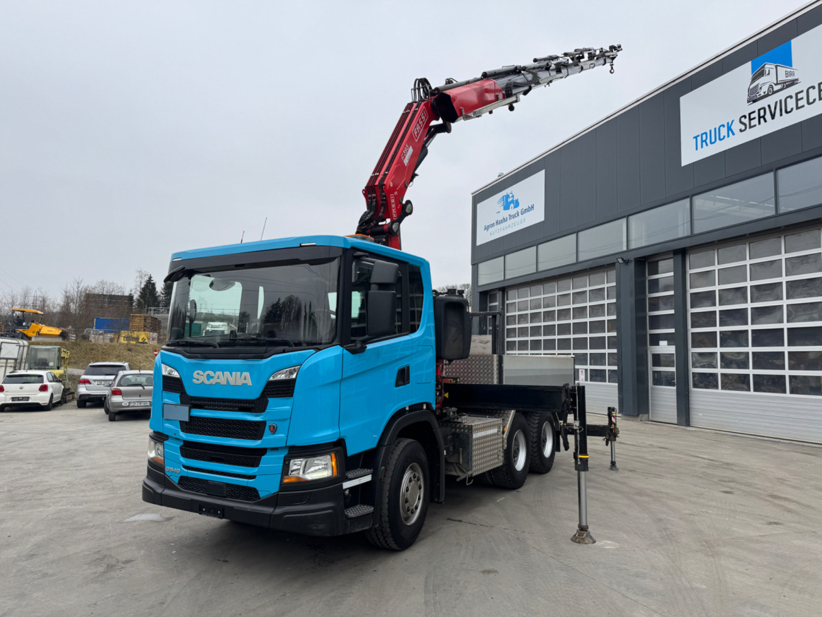 SCANIA G540 6x4 Fassi 395-7 SZM&Pritsche - Camião grua: foto 2 SCANIA G540 6x4 Fassi 395-7 SZM&Pritsche - Camião grua: foto 2