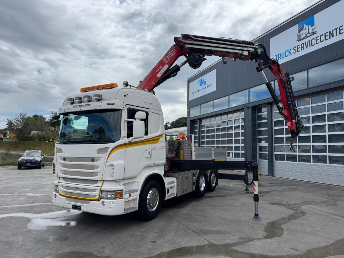 SCANIA R480 6x2 SZM/Pritsche Fassi 455 4+4 - Camião grua: foto 4 SCANIA R480 6x2 SZM/Pritsche Fassi 455 4+4 - Camião grua: foto 4