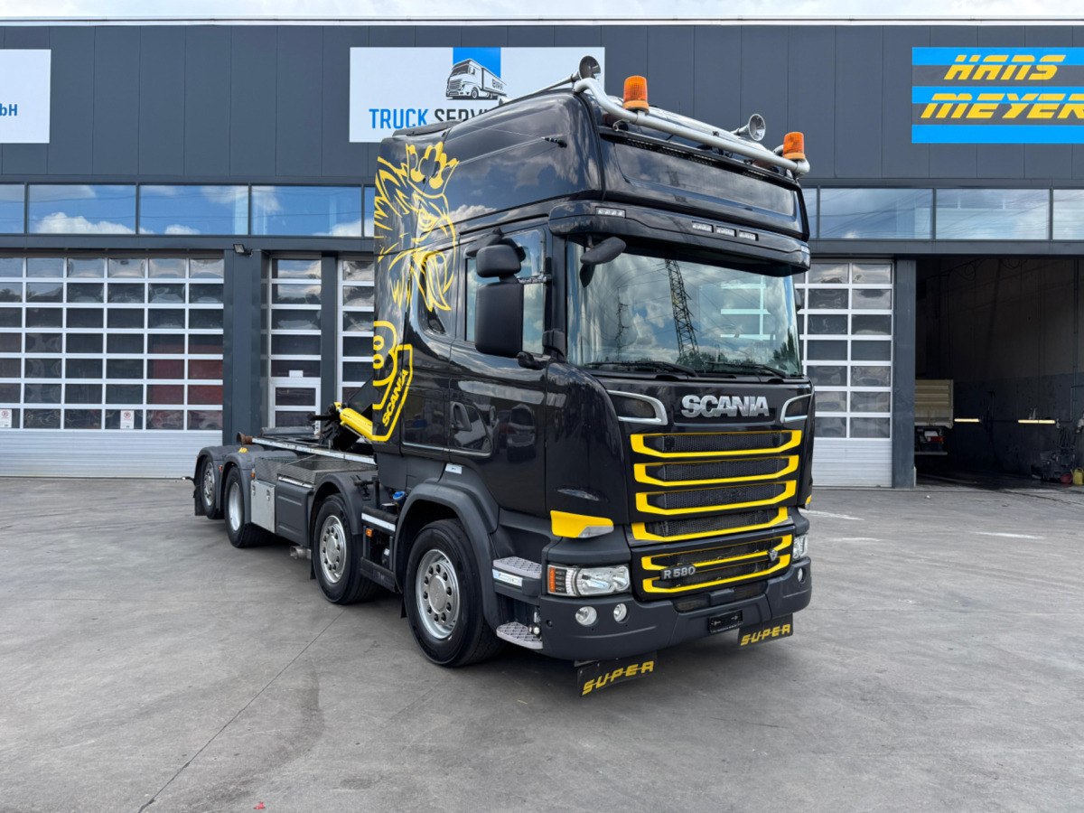 SCANIA R580 8x2 Nencki Hooklift - Camião polibenne: foto 3 SCANIA R580 8x2 Nencki Hooklift - Camião polibenne: foto 3