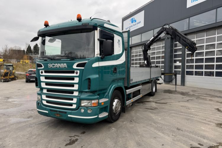 Scania R420 4x2 Hiab 122-4 - Camião grua: foto 1 Scania R420 4x2 Hiab 122-4 - Camião grua: foto 1