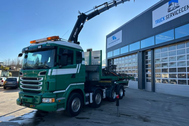 Scania R480 8x4 SWS SZM/Kran/Pritsche - Camião grua: foto 3 Scania R480 8x4 SWS SZM/Kran/Pritsche - Camião grua: foto 3