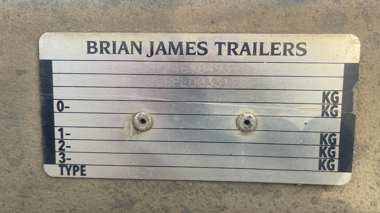 Reboque porta máquinas BRIAN JAMES CARGO DIGGER  T-02-T: foto 6