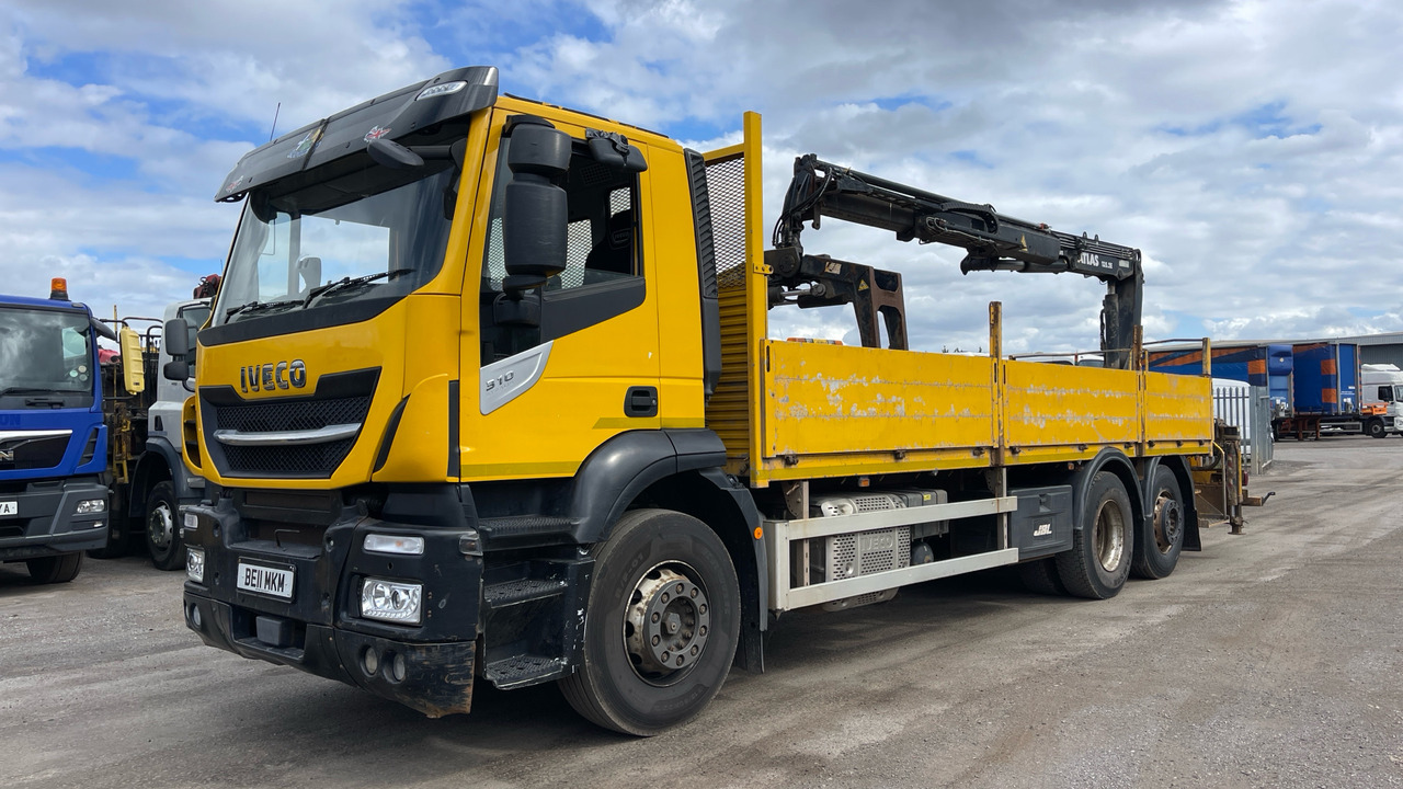 Iveco Stralis 310 - Camião de caixa aberta/ Plataforma, Camião grua: foto 2 Iveco Stralis 310 - Camião de caixa aberta/ Plataforma, Camião grua: foto 2