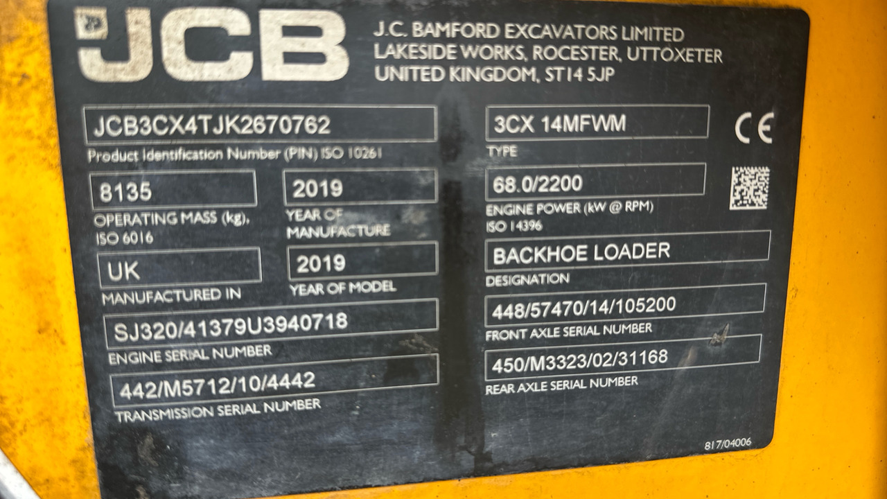 Retroescavadeira JCB: foto 11
