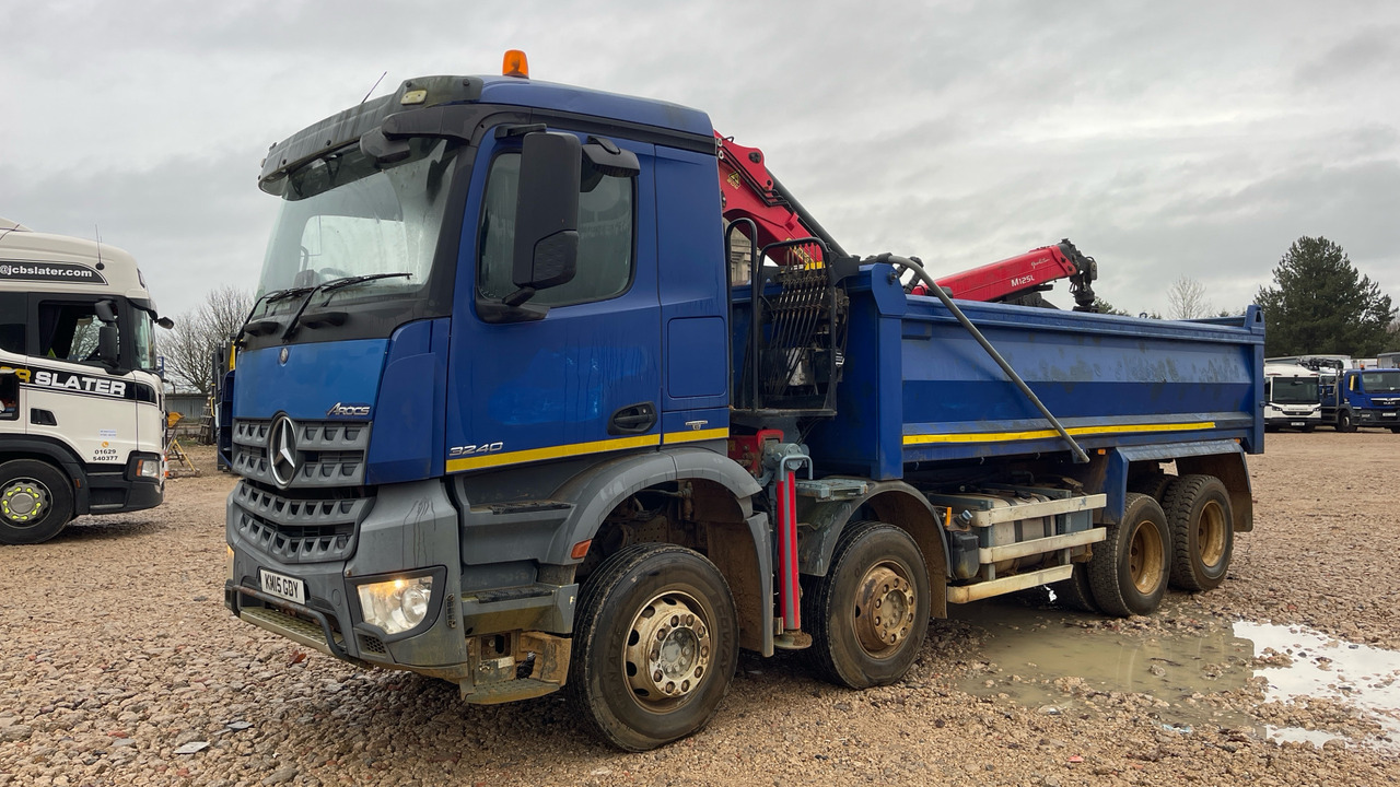 MERCEDES-BENZ AROCS 3240 - Camião basculante, Camião grua: foto 2 MERCEDES-BENZ AROCS 3240 - Camião basculante, Camião grua: foto 2