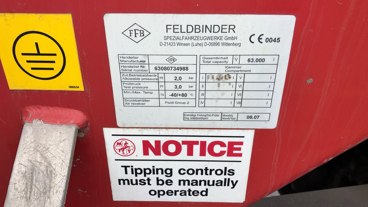 FELDBINDER TANKER - Reboque: foto 5 FELDBINDER TANKER - Reboque: foto 5