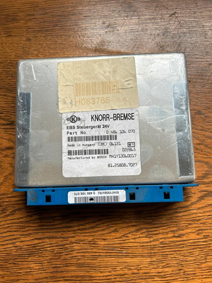 MAN KNORR-BREMSE EBS Steuergerät 81.25808.7027 - Centralina electrónica por Camião: foto 1 MAN KNORR-BREMSE EBS Steuergerät 81.25808.7027 - Centralina electrónica por Camião: foto 1