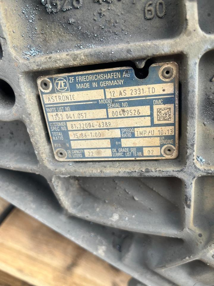 MAN TGX Getriebe ZF 12 AS 2331 TD mit Intarder 3 - Caixa de velocidade por Camião: foto 2 MAN TGX Getriebe ZF 12 AS 2331 TD mit Intarder 3 - Caixa de velocidade por Camião: foto 2