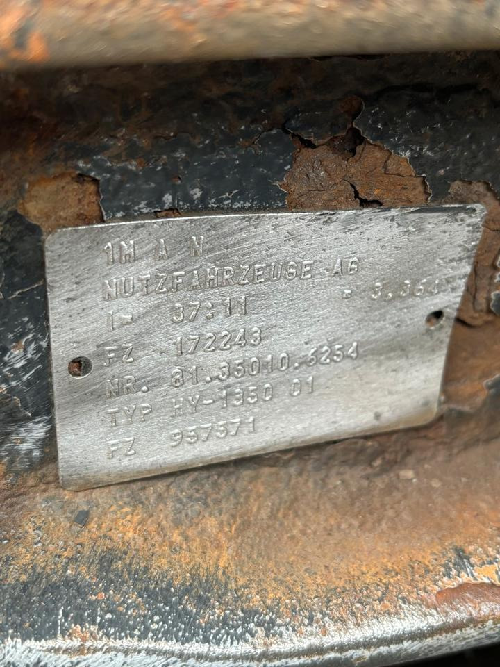 MAN TGX Hinterachse 37:11 / 81.35010.6254 18-Tonner - Eixo traseiro por Camião: foto 5 MAN TGX Hinterachse 37:11 / 81.35010.6254 18-Tonner - Eixo traseiro por Camião: foto 5