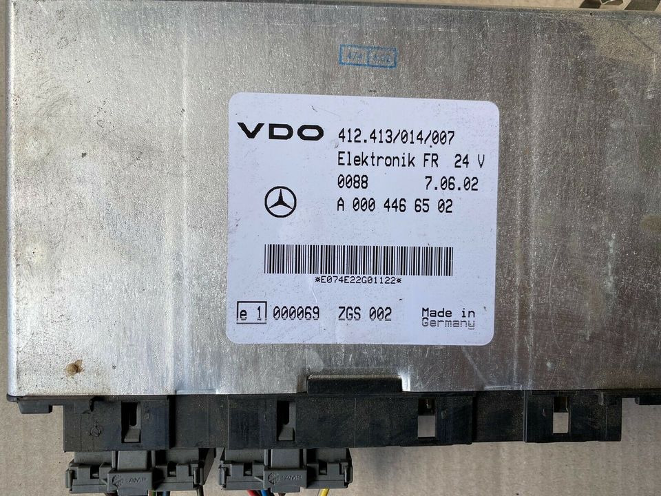 Mercedes Atego Elektronik FR VDO Steuergerät A 000 446 65 02 - Centralina electrónica por Camião: foto 2 Mercedes Atego Elektronik FR VDO Steuergerät A 000 446 65 02 - Centralina electrónica por Camião: foto 2