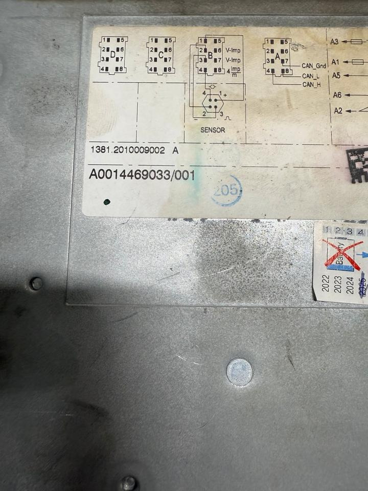 Mercedes Benz Actros MP4 VDO Tachograph A0014469033 - Tacógrafo: foto 5 Mercedes Benz Actros MP4 VDO Tachograph A0014469033 - Tacógrafo: foto 5