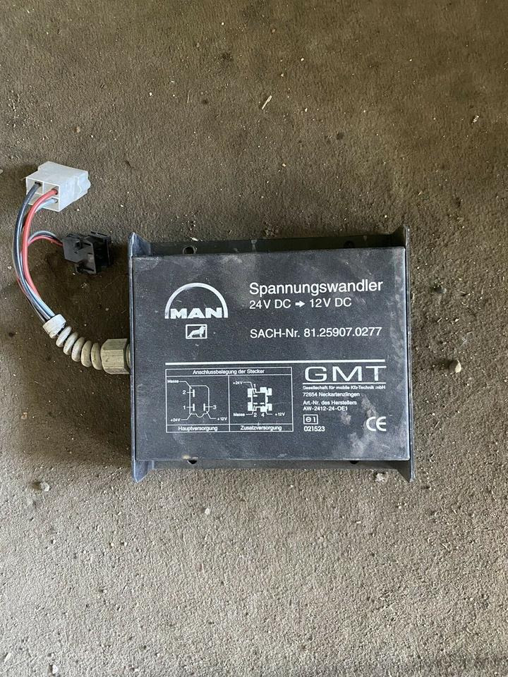 Spannungswandler Konverter 24V 12V MAN TGA 81259070277 - Sistema elétrico por Camião: foto 1 Spannungswandler Konverter 24V 12V MAN TGA 81259070277 - Sistema elétrico por Camião: foto 1