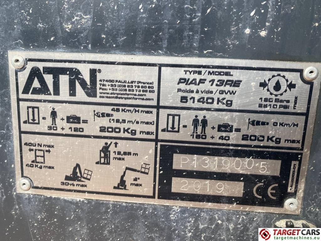 Leasing de ATN Piaf 13RE Electric Vertical MastLift 1265cm DEFECT ATN Piaf 13RE Electric Vertical MastLift 1265cm DEFECT: foto 10 Leasing de ATN Piaf 13RE Electric Vertical MastLift 1265cm DEFECT ATN Piaf 13RE Electric Vertical MastLift 1265cm DEFECT: foto 10
