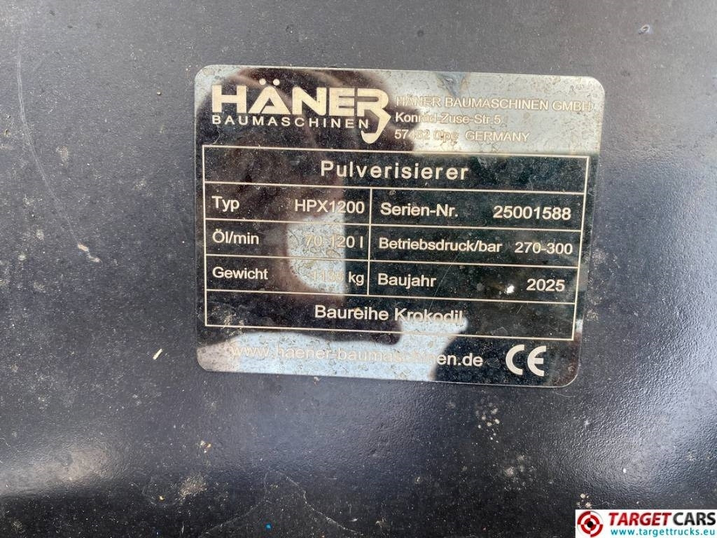 Tesoura de demolição novo Haener Häner HPX1200 Hydraulic Pulverizer Shear 12: foto 10