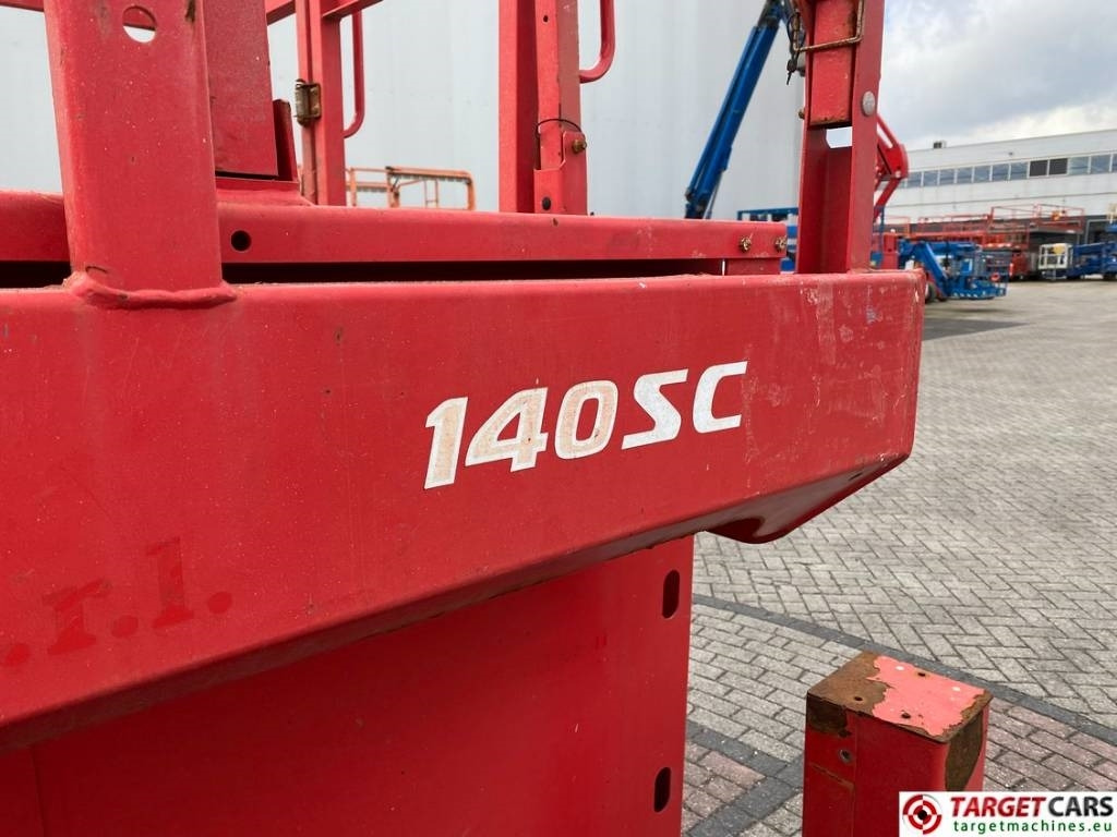 Plataforma de Tijera/ Plataforma de tesoura Manitou 140SC Diesel 4x4 Scissor Work Lift 1412cm: foto 26