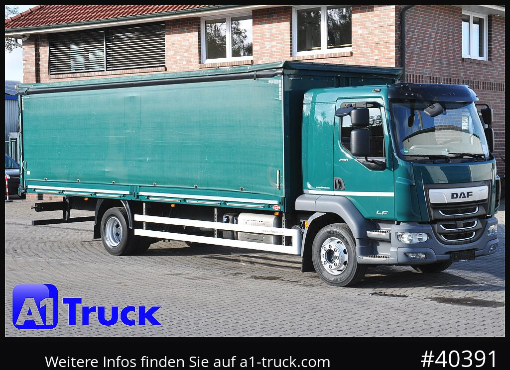 DAF LF 290, Klima, zul. GG 16.000kg, 1 Vorbesitzer - Camião de lona: foto 1 DAF LF 290, Klima, zul. GG 16.000kg, 1 Vorbesitzer - Camião de lona: foto 1