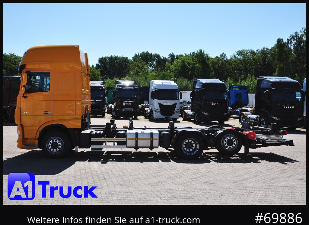 Camião transportador de contêineres/ Caixa móvel DAF XF 480, MultiBDF, 7,45, Standklima, LBW,: foto 12