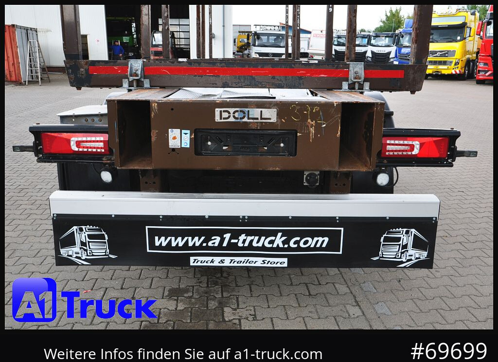 DOLL H3L-14XL Holz Tele, Lenkachse 275 tkm. - Semi-reboque transporte de madeira: foto 5 DOLL H3L-14XL Holz Tele, Lenkachse 275 tkm. - Semi-reboque transporte de madeira: foto 5