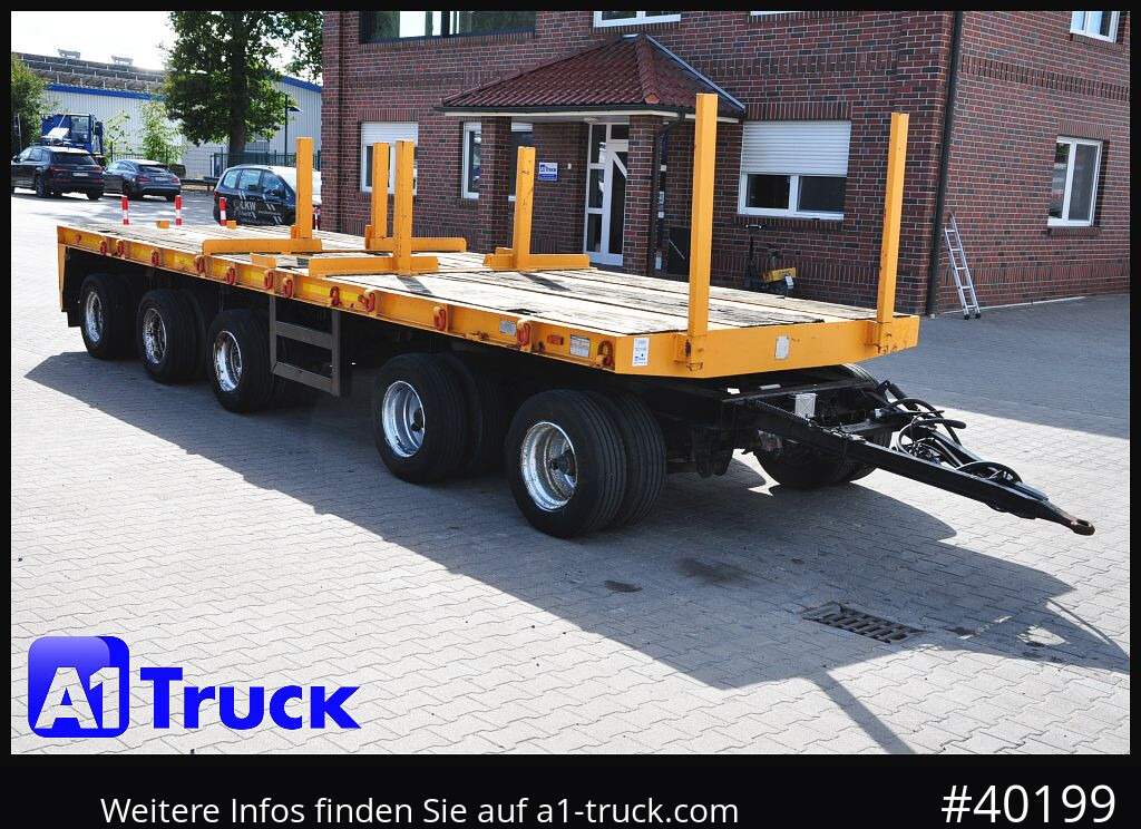 GOLDHOFER 5 achs Ballast, Lenkachse, 50to., Schwerlast, - Reboque baixa: foto 1 GOLDHOFER 5 achs Ballast, Lenkachse, 50to., Schwerlast, - Reboque baixa: foto 1