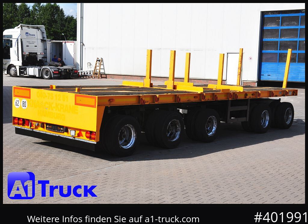 GOLDHOFER 5 achs  Ballast, Lenkachse, 50to., Schwerlast, - Reboque plataforma/ Caixa aberta: foto 1 GOLDHOFER 5 achs  Ballast, Lenkachse, 50to., Schwerlast, - Reboque plataforma/ Caixa aberta: foto 1