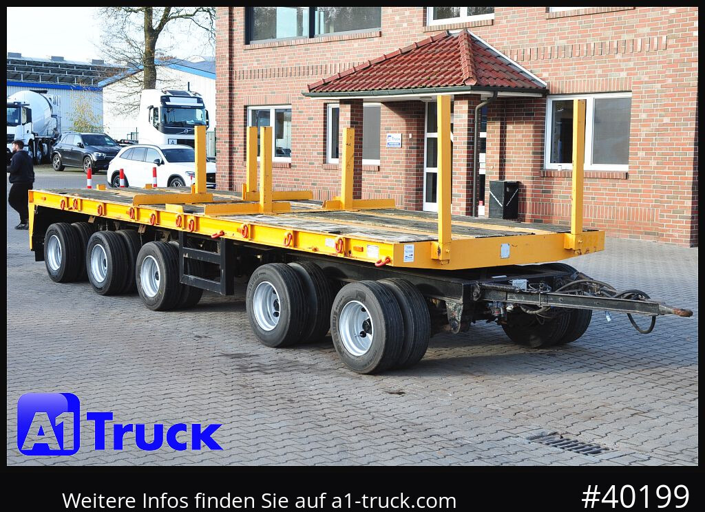 GOLDHOFER 5 achs Ballast, Lenkachse, 50to., Schwerlast, - Reboque baixa: foto 1 GOLDHOFER 5 achs Ballast, Lenkachse, 50to., Schwerlast, - Reboque baixa: foto 1