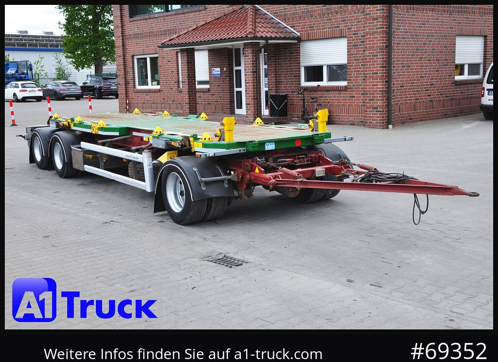 HUEFFERMANN Abstetzanhänger HMA 24. Safety-Fix, - Reboque ampliroll/ Multibenne: foto 1 HUEFFERMANN Abstetzanhänger HMA 24. Safety-Fix, - Reboque ampliroll/ Multibenne: foto 1