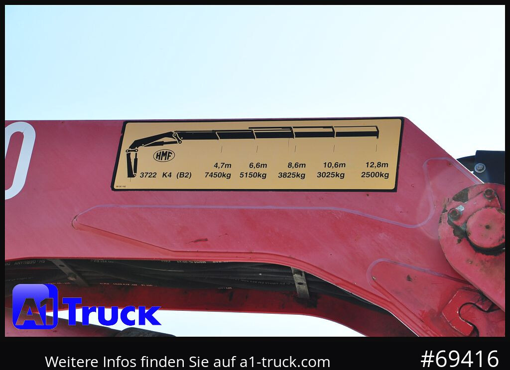 IVECO 420 6x4, HMF3722 Jib Funk Seilwinde, - Camião grua: foto 3 IVECO 420 6x4, HMF3722 Jib Funk Seilwinde, - Camião grua: foto 3