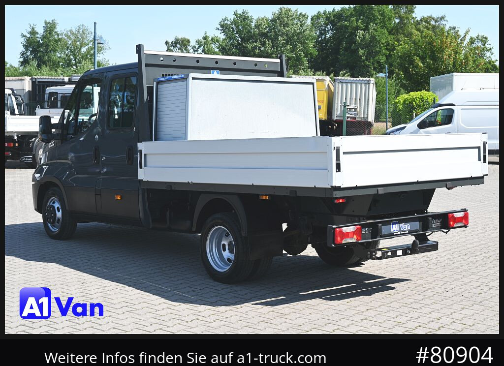 Carrinha de caixa aberta, Carrinha cabine dupla IVECO Daily 35C18 A8V Doka Pritsche, AHK, Tempomat, Stdhz.: foto 11