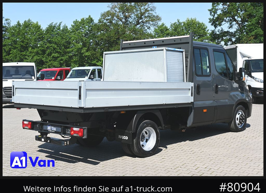 Carrinha de caixa aberta, Carrinha cabine dupla IVECO Daily 35C18 A8V Doka Pritsche, AHK, Tempomat, Stdhz.: foto 9