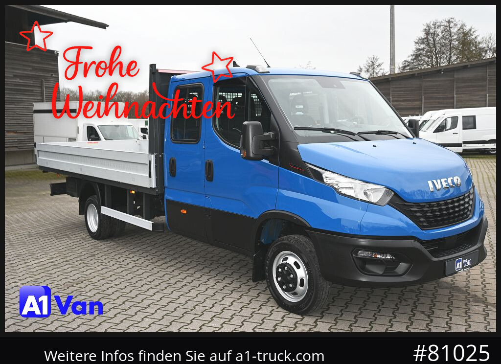 IVECO Daily 50C18 Doka Pritsche, AHK, Klima, 4,5m Ladefläche - Carrinha de caixa aberta, Carrinha cabine dupla: foto 1 IVECO Daily 50C18 Doka Pritsche, AHK, Klima, 4,5m Ladefläche - Carrinha de caixa aberta, Carrinha cabine dupla: foto 1