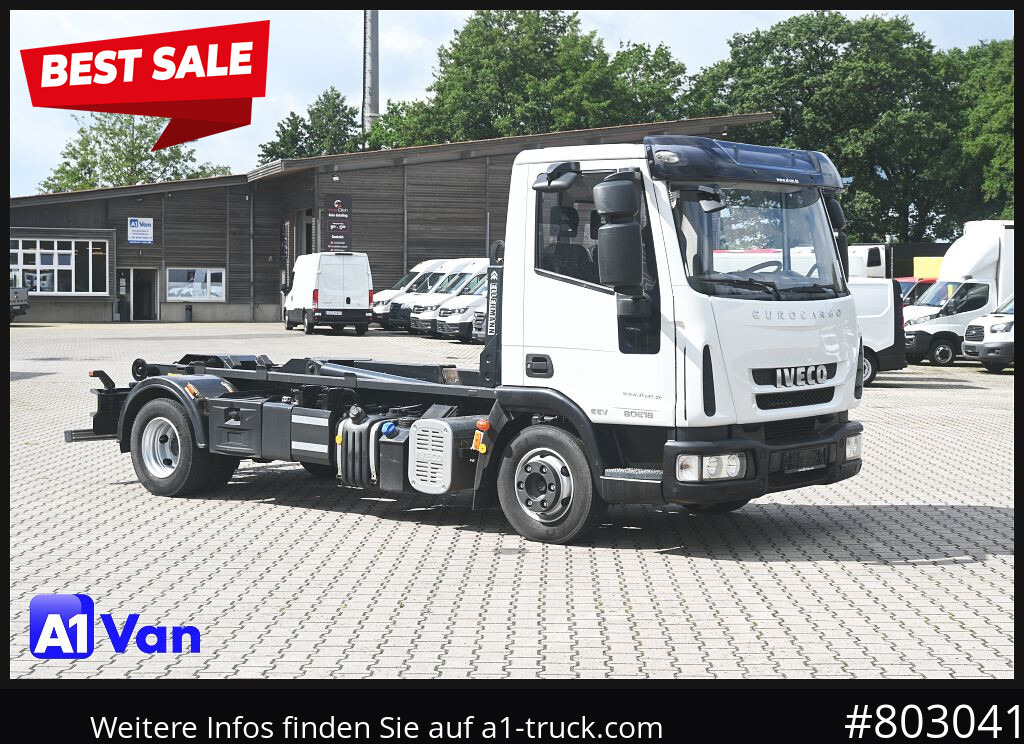 IVECO Eurocargo ML 80E18/ Abroller,Ellermann - Camião polibenne: foto 1 IVECO Eurocargo ML 80E18/ Abroller,Ellermann - Camião polibenne: foto 1