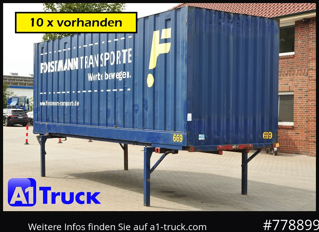 KRONE BDF 7,82 Container, 2700mm Innenhöhe, Portaltür - Contentor marítimo: foto 1 KRONE BDF 7,82 Container, 2700mm Innenhöhe, Portaltür - Contentor marítimo: foto 1