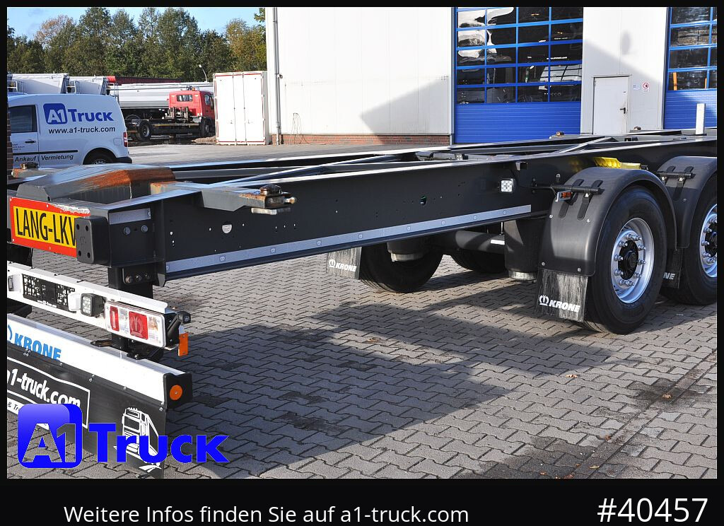 KRONE Container Chassi lang, 2 x 7,45 Wechselbrücken, wenig genutzt.. - Semi-reboque transportador de contêineres/ Caixa móvel: foto 5 KRONE Container Chassi lang, 2 x 7,45 Wechselbrücken, wenig genutzt.. - Semi-reboque transportador de contêineres/ Caixa móvel: foto 5
